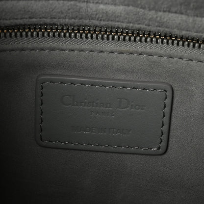 Christian Dior Ultra Matte Calfskin Cannage Medium Lady Dior Grey Stone 6 of 10