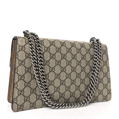 Gucci GG Supreme Monogram Small Dionysus Shoulder Bag Taupe 3 of 9