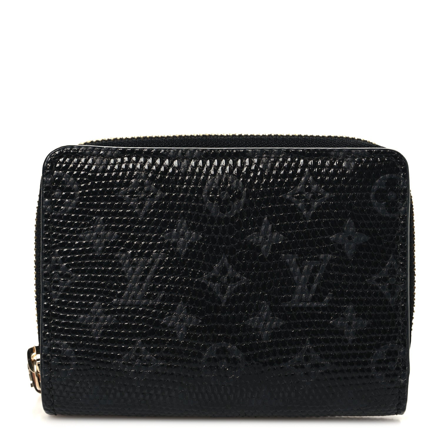 Louis Vuitton Lizard Monogram Wallet Black 1 of 8