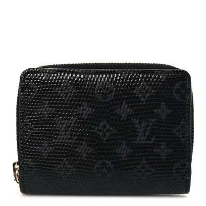 Louis Vuitton Lizard Monogram Wallet Black 1 of 8