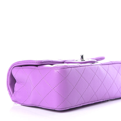 Chanel Lambskin Quilted Mini Rectangular Flap Purple 6 of 10
