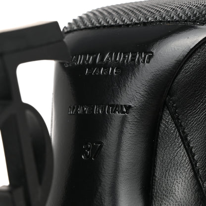 Saint Laurent Calfskin Opyum Ankle Boots 37 Black 6 of 9