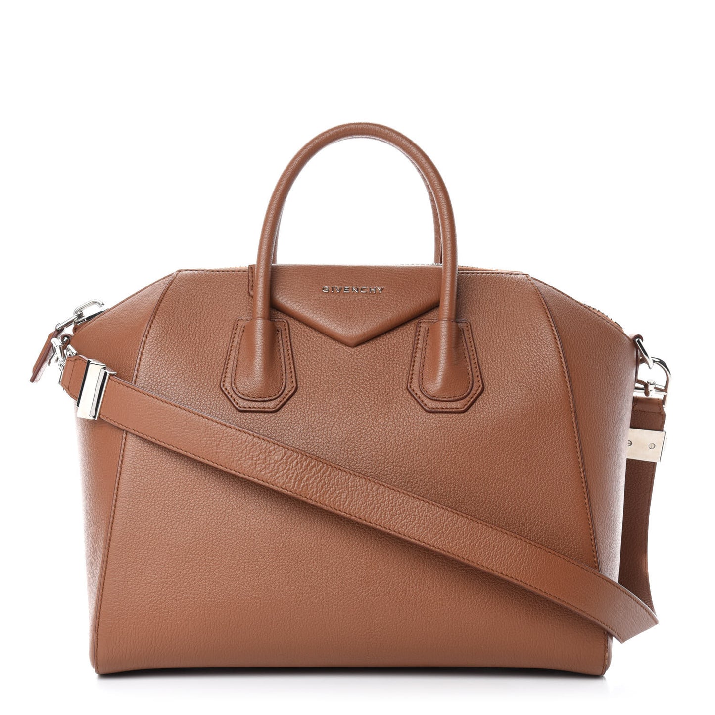 Sugar Goatskin Medium Antigona Cognac