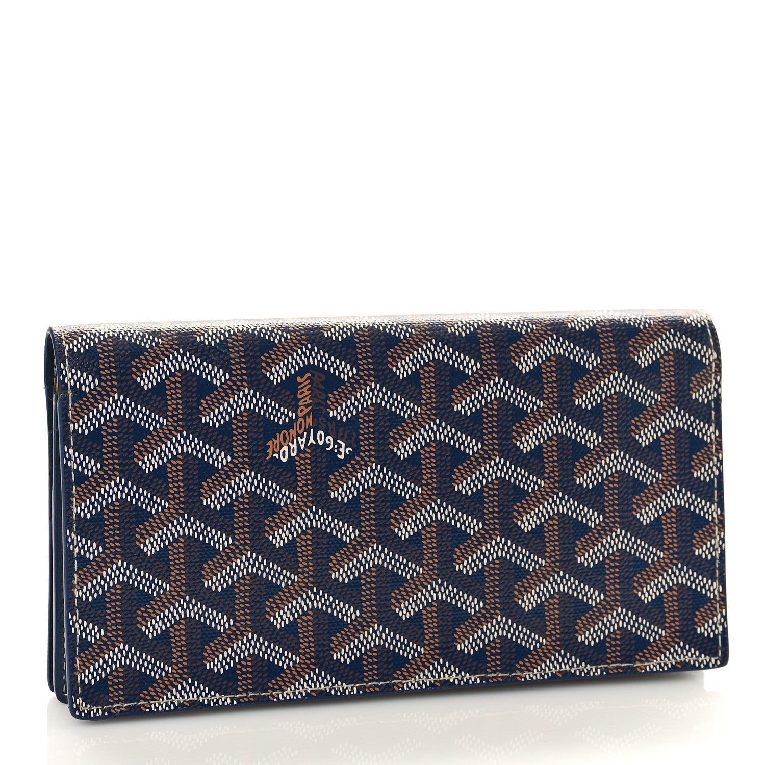 Goyard Goyardine Richelieu Wallet Navy 3 of 10