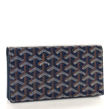 Goyard Goyardine Richelieu Wallet Navy 3 of 10