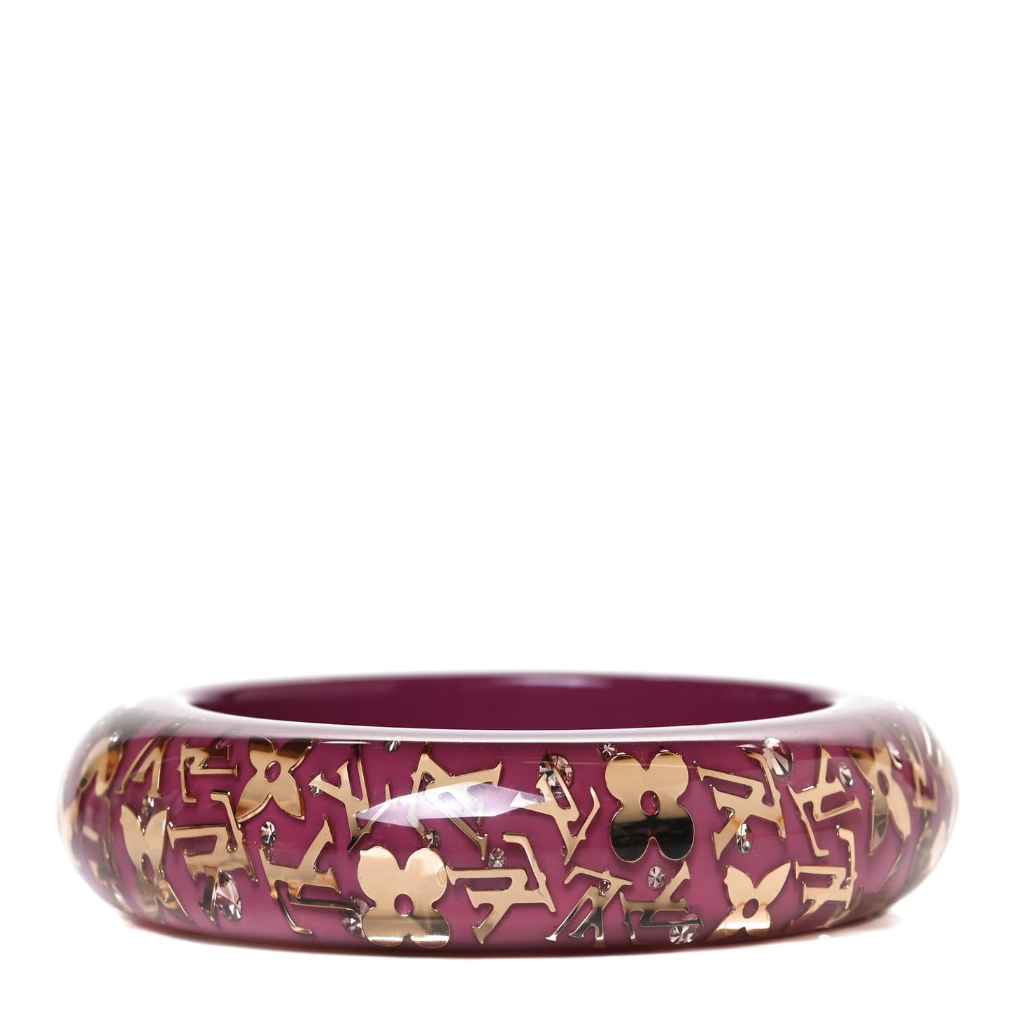 Resin Swarovski Medium Inclusion Bracelet GM Violine