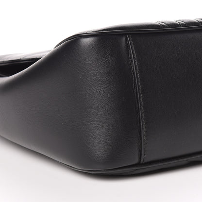 Gucci Calfskin Matelasse Large GG Marmont Shoulder Bag Black 8 of 13