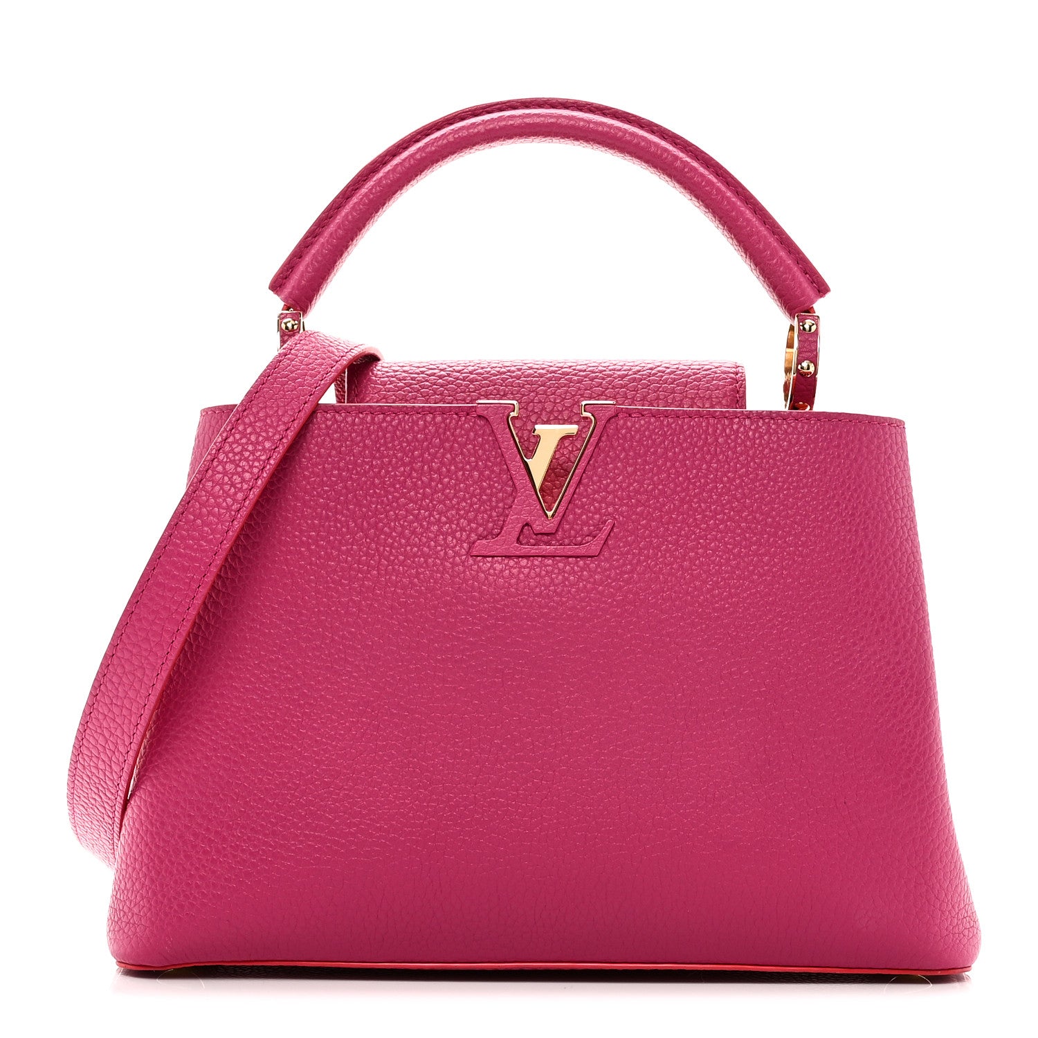 Louis Vuitton Taurillon Capucines BB Hibiscus Poppy 1 of 9