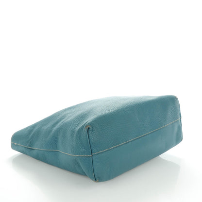 Prada Vitello Daino Tote Marine 7 of 12