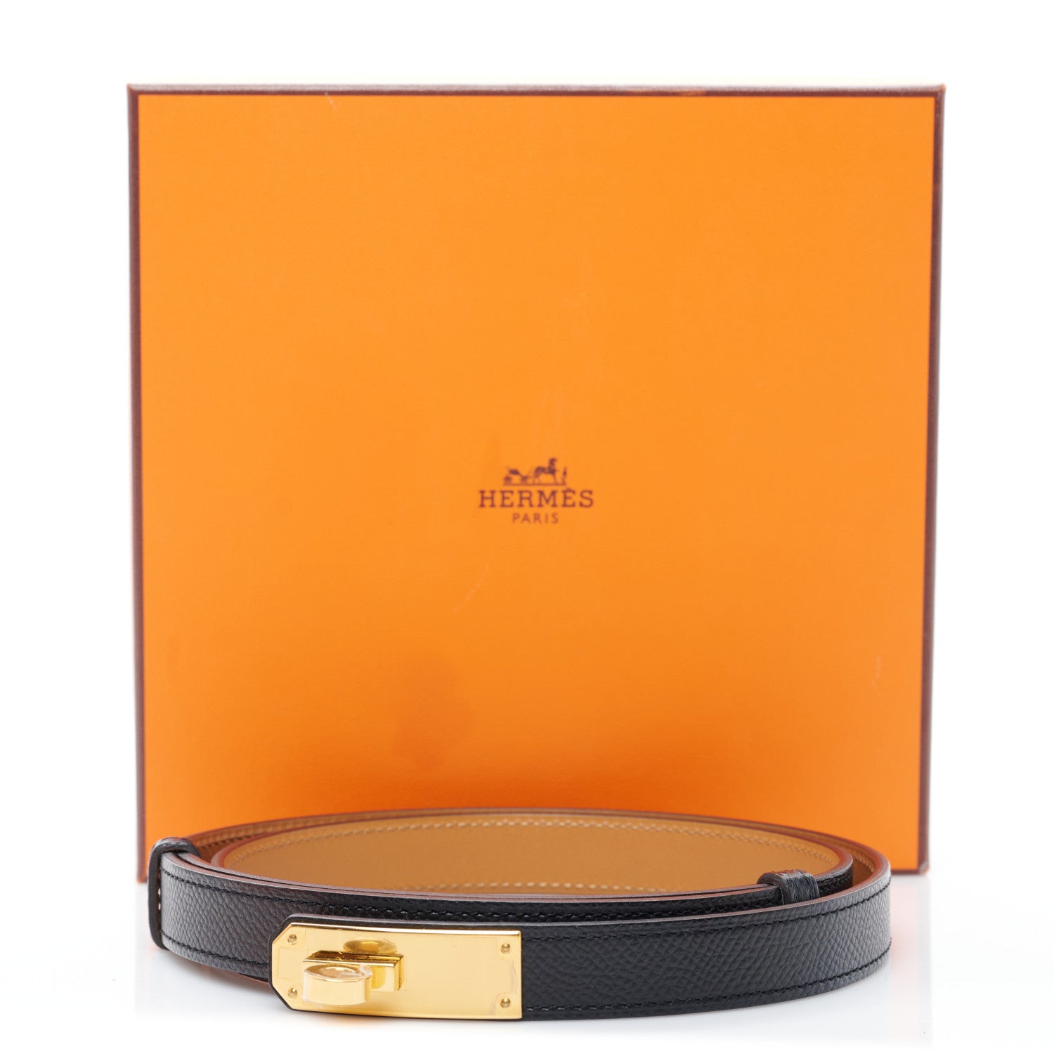 Hermes Epsom Kelly Belt Black 6 of 6
