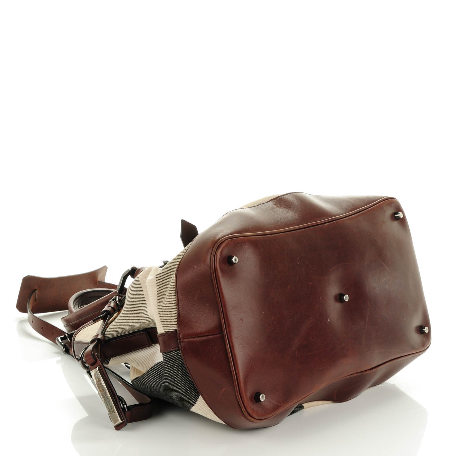 Burberry Canvas Mega Check Lowry Brown 4 of 10