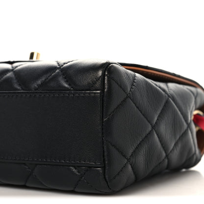 Chanel Lambskin Mixed Fibers Quilted Cocovado Flap Black 10 of 10