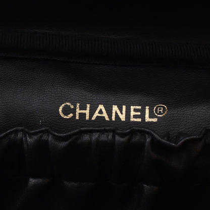 Chanel Caviar CC Vanity Cosmetic Case Black 6 of 11