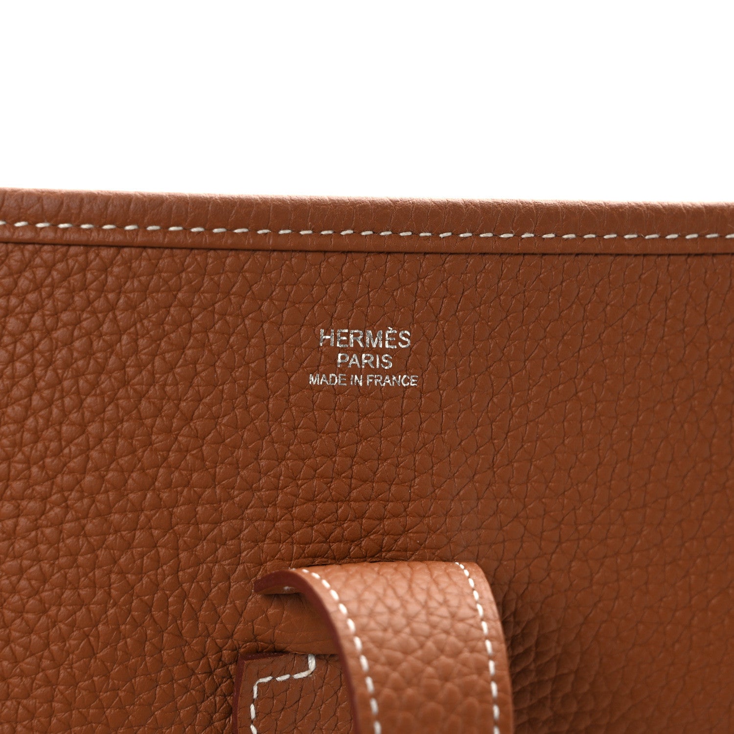 Hermes Taurillon Clemence Evelyne III GM Gold 6 of 10
