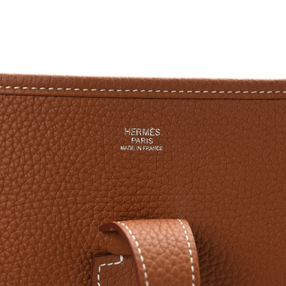 Hermes Taurillon Clemence Evelyne III GM Gold 6 of 10