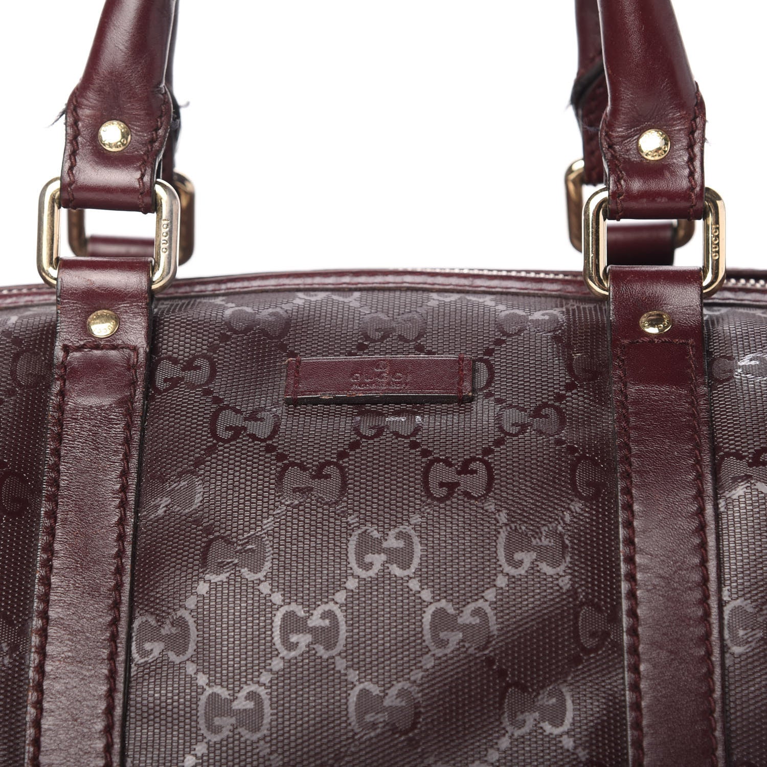 Gucci Imprime Monogram Medium Joy Boston Bordeaux 11 of 15