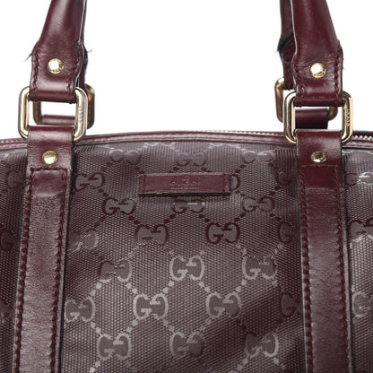 Gucci Imprime Monogram Medium Joy Boston Bordeaux 11 of 15