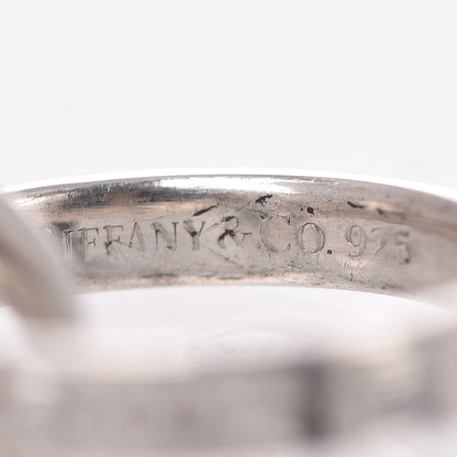 Tiffany Sterling Silver 1837 Interlocking Ring 51.9 6 5 of 7