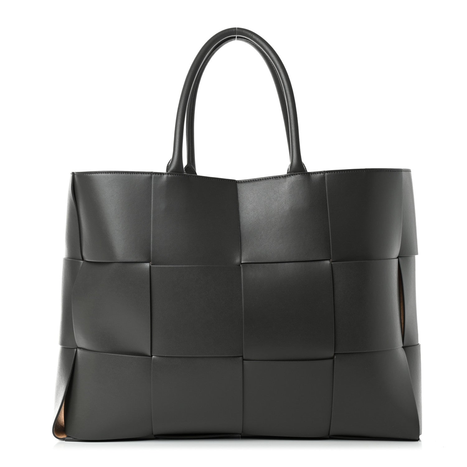 Bottega Veneta Nappa Maxi Intrecciato Mens Arco Tote Light Graphite 1 of 9