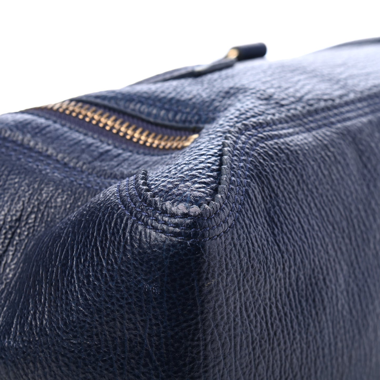 Textured Calfskin Large Pashli Satchel Ink