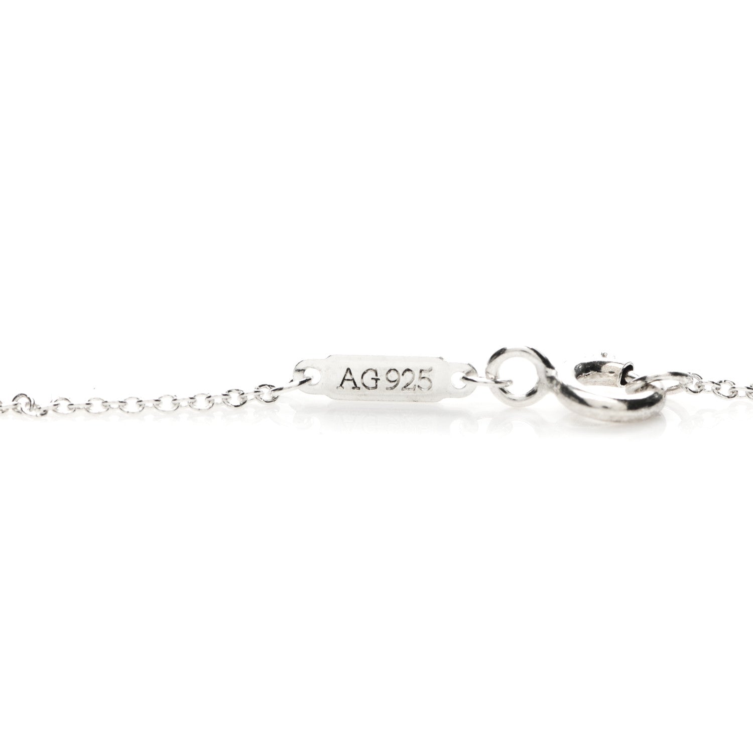 Tiffany Sterling Silver Mini Infinity Pendant Necklace 4 of 5
