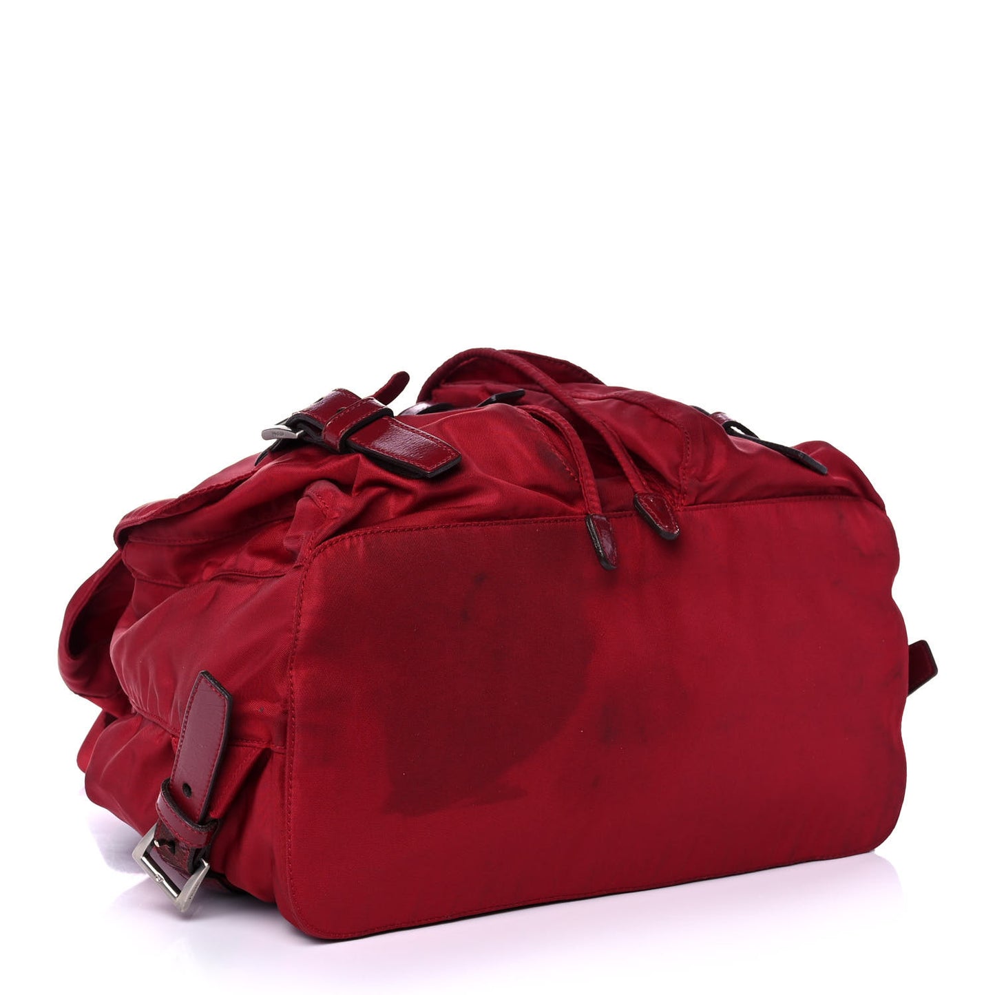 Tessuto Nylon Vela Medium Backpack Cerise