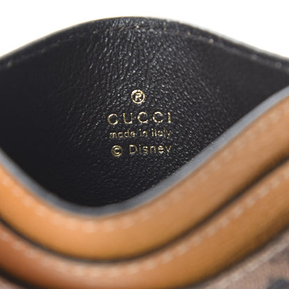 Gucci X DISNEY Mini Vintage GG Supreme Monogram Mickey Mouse Card Holder Beige Vintage Sun Oil 6 of 8