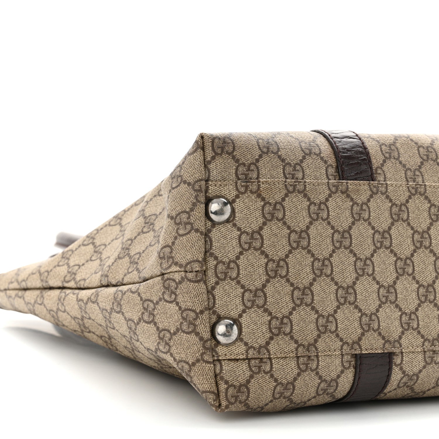 Gucci GG Plus Monogram Medium Joy Tote Dark Brown 9 of 10
