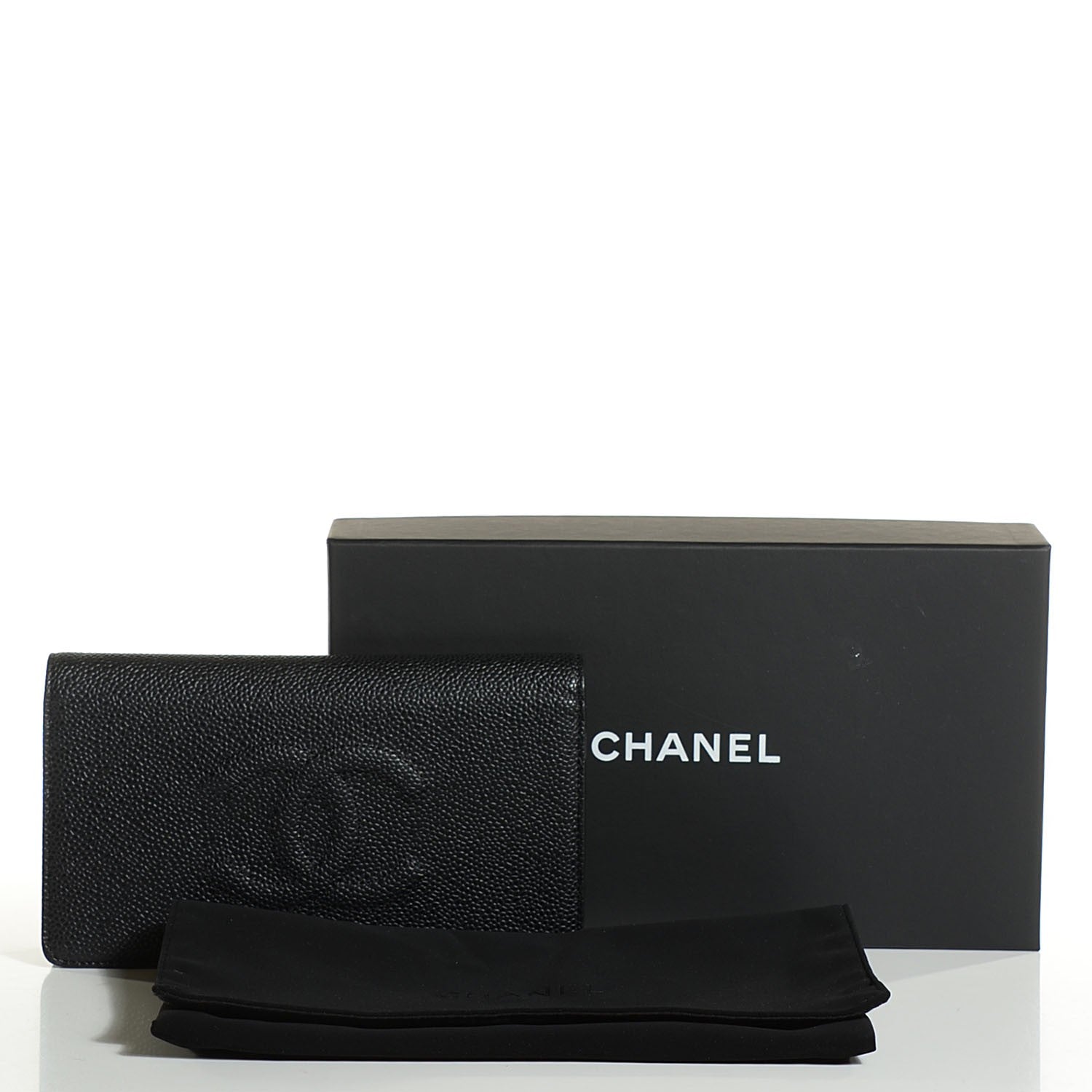 Chanel Caviar Yen CC Wallet Black 18 of 18