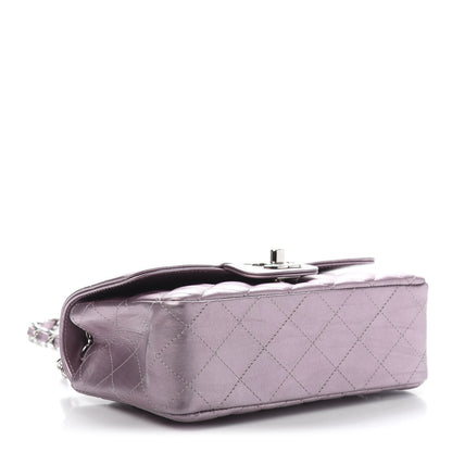 Chanel Metallic Calfskin Quilted Mini Rectangular Flap Pink 4 of 11