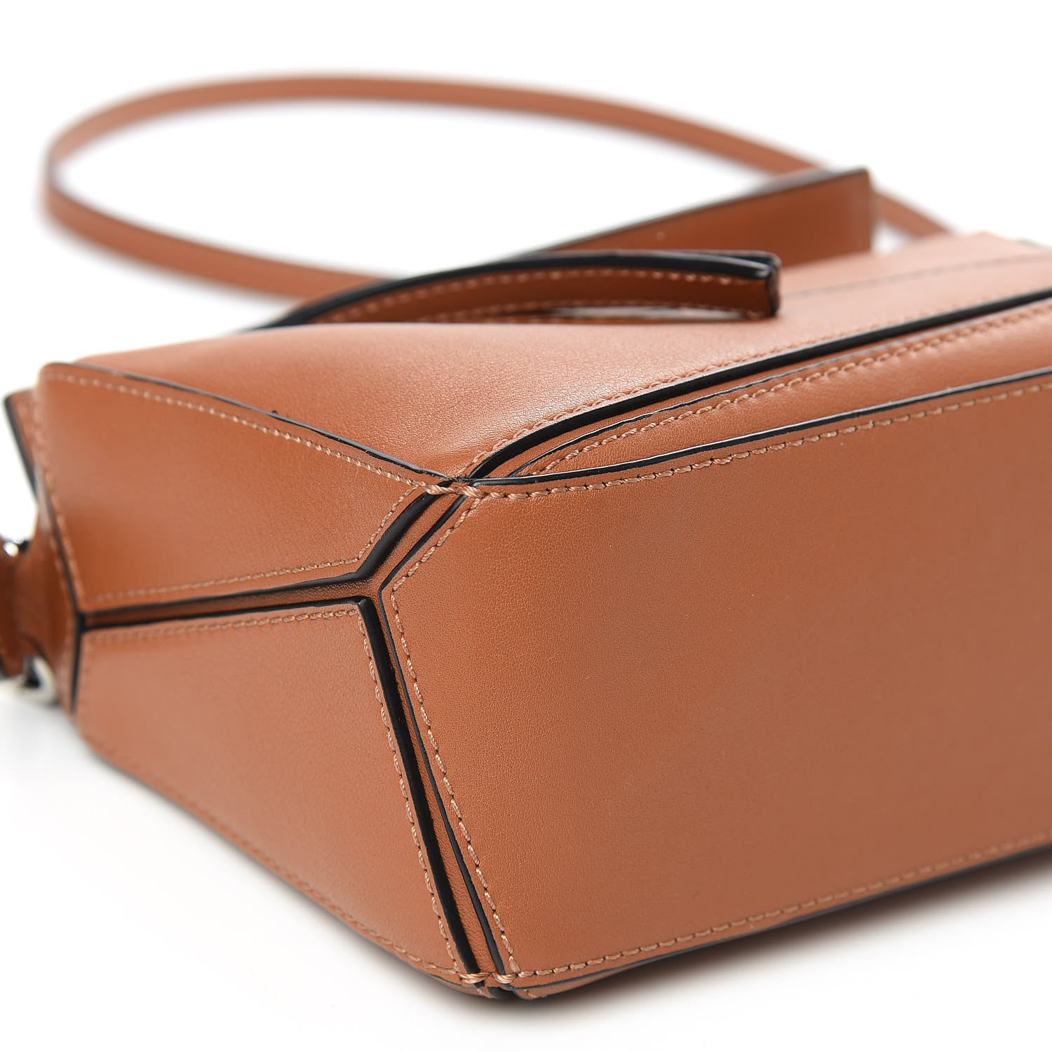 Loewe Calfskin Mini Puzzle Bag Tan 8 of 9