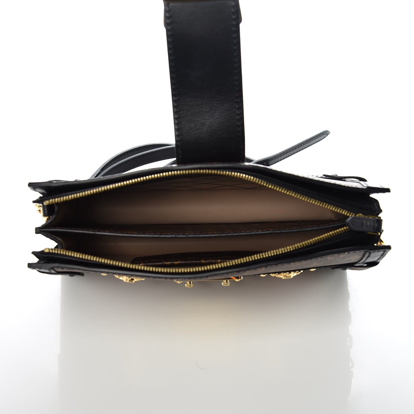 Reverse Monogram Trunk Clutch