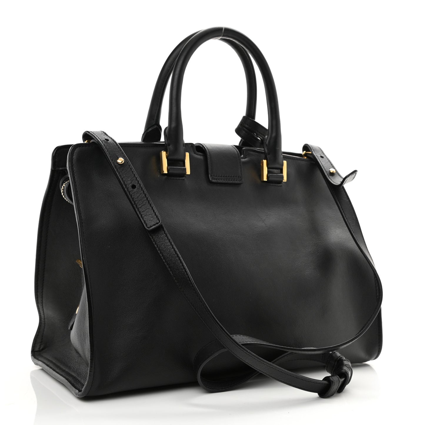 Calfskin Small Classic Y Cabas Black