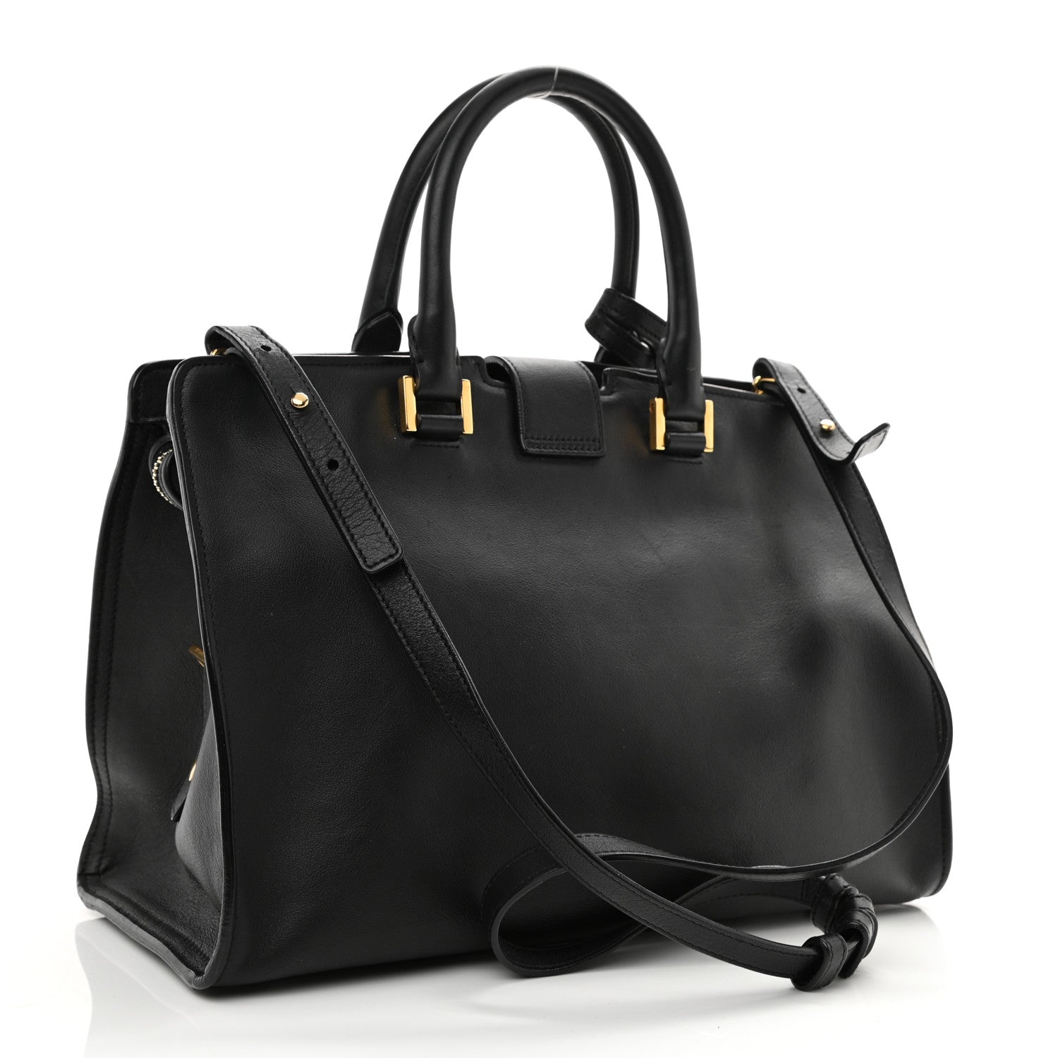 Saint Laurent Calfskin Small Classic Y Cabas Black 3 of 10