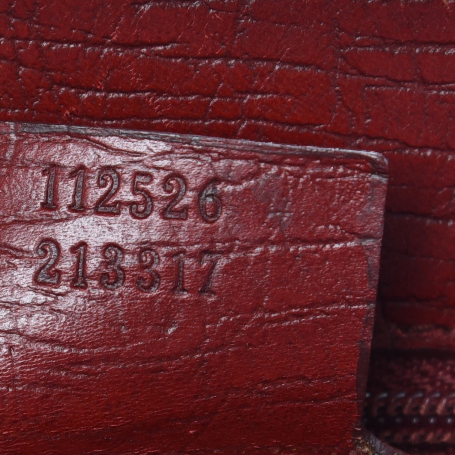 Gucci Monogram Small Bamboo Tote Red 8 of 17