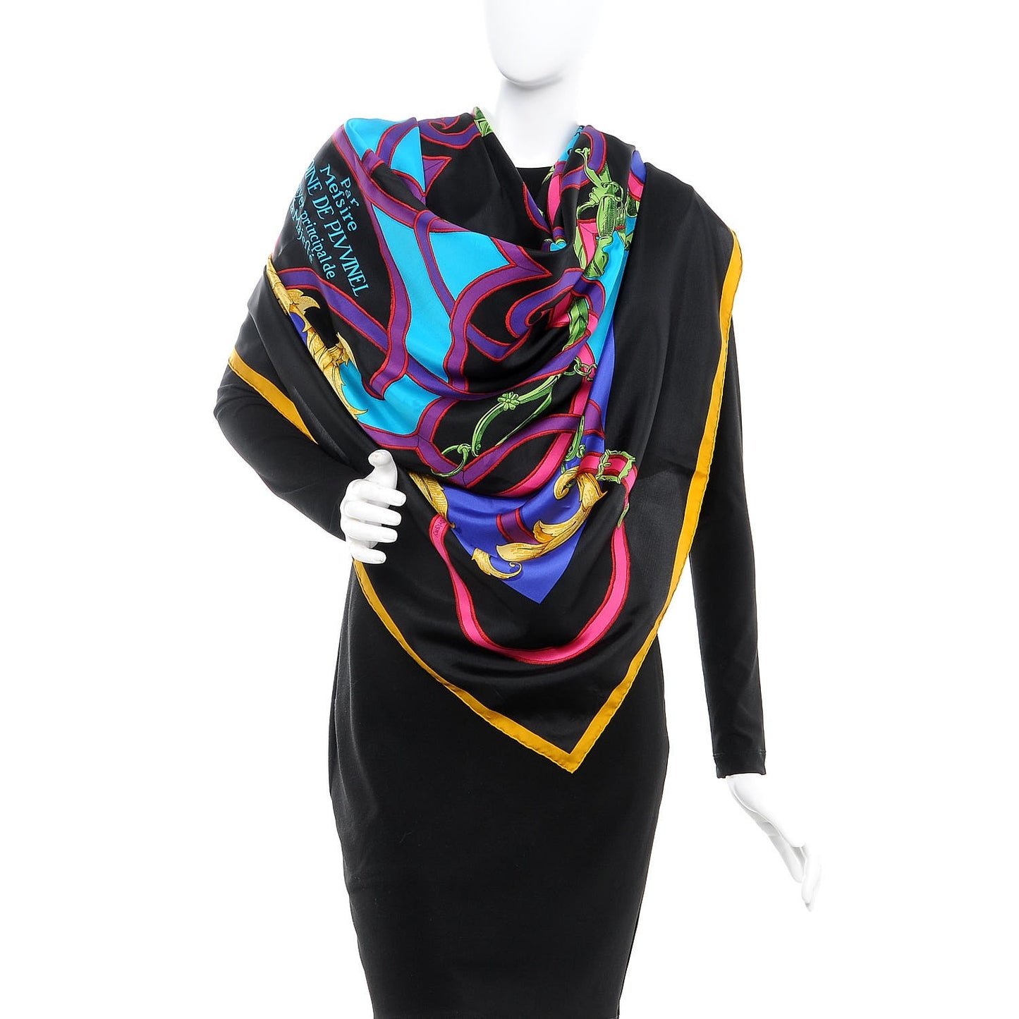 Silk L'Instruction Du Roy Scarf 140