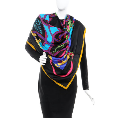 Hermes Silk L'Instruction Du Roy Scarf 140 2 of 8