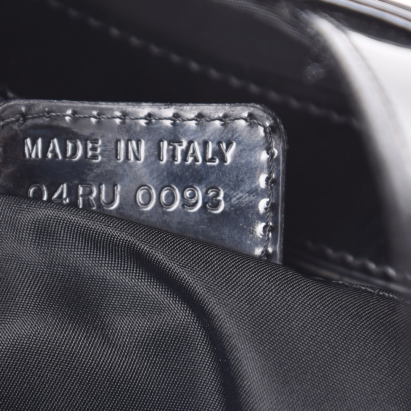Nylon Saddle Bag Black