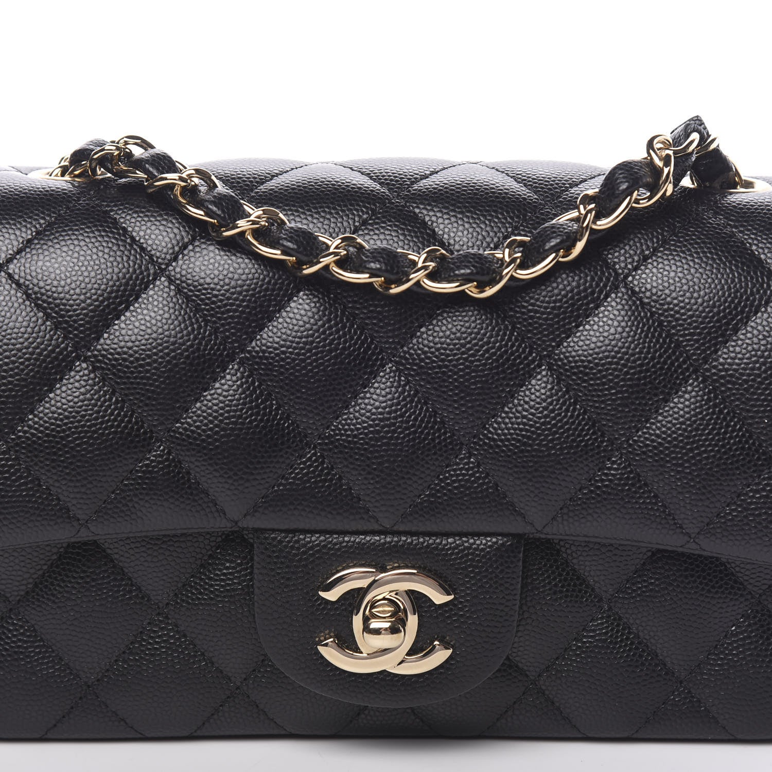 Chanel Caviar Quilted Mini Rectangular Flap Black 9 of 10
