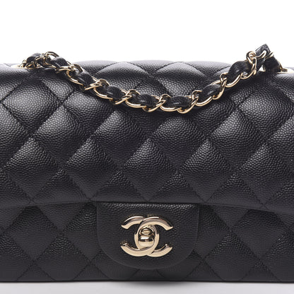 Chanel Caviar Quilted Mini Rectangular Flap Black 9 of 10