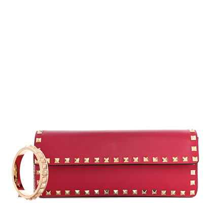 Valentino Garavani Nappa Rockstud Bangle Clutch Cyclamin 1 of 11