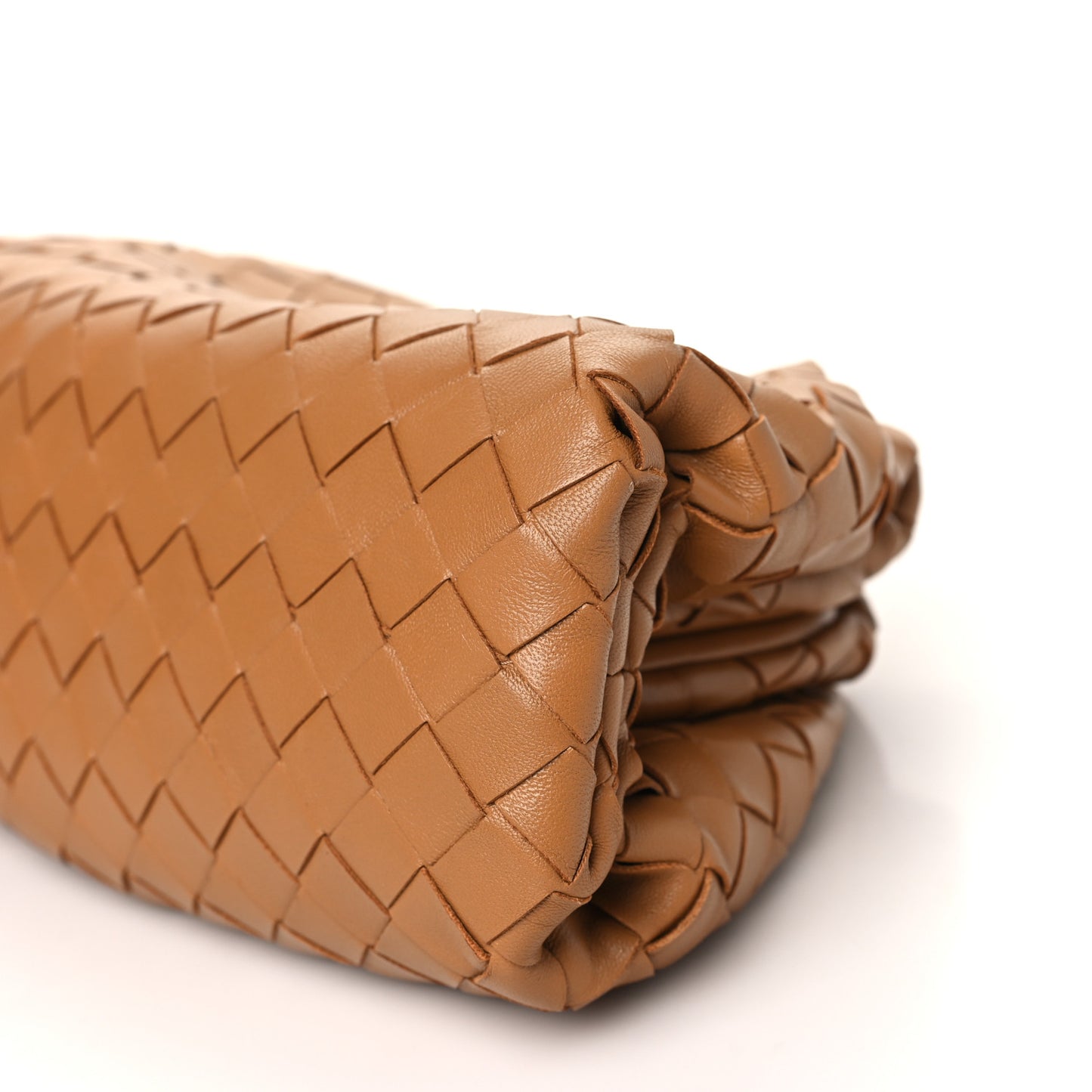 Nappa Intrecciato Teen Pouch Caramel