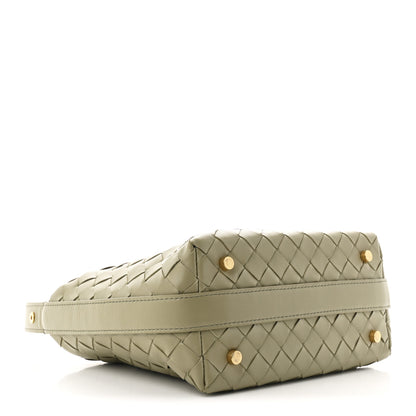 Bottega Veneta Calfskin Nappa Intrecciato Mini Wallace Travertine 3 of 9