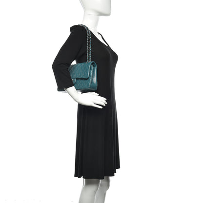 Chanel Caviar Quilted Medium Double Flap Dark Green 2 of 12
