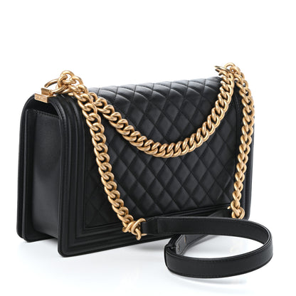 Chanel Caviar Quilted New Medium Boy Flap Black 3 of 10