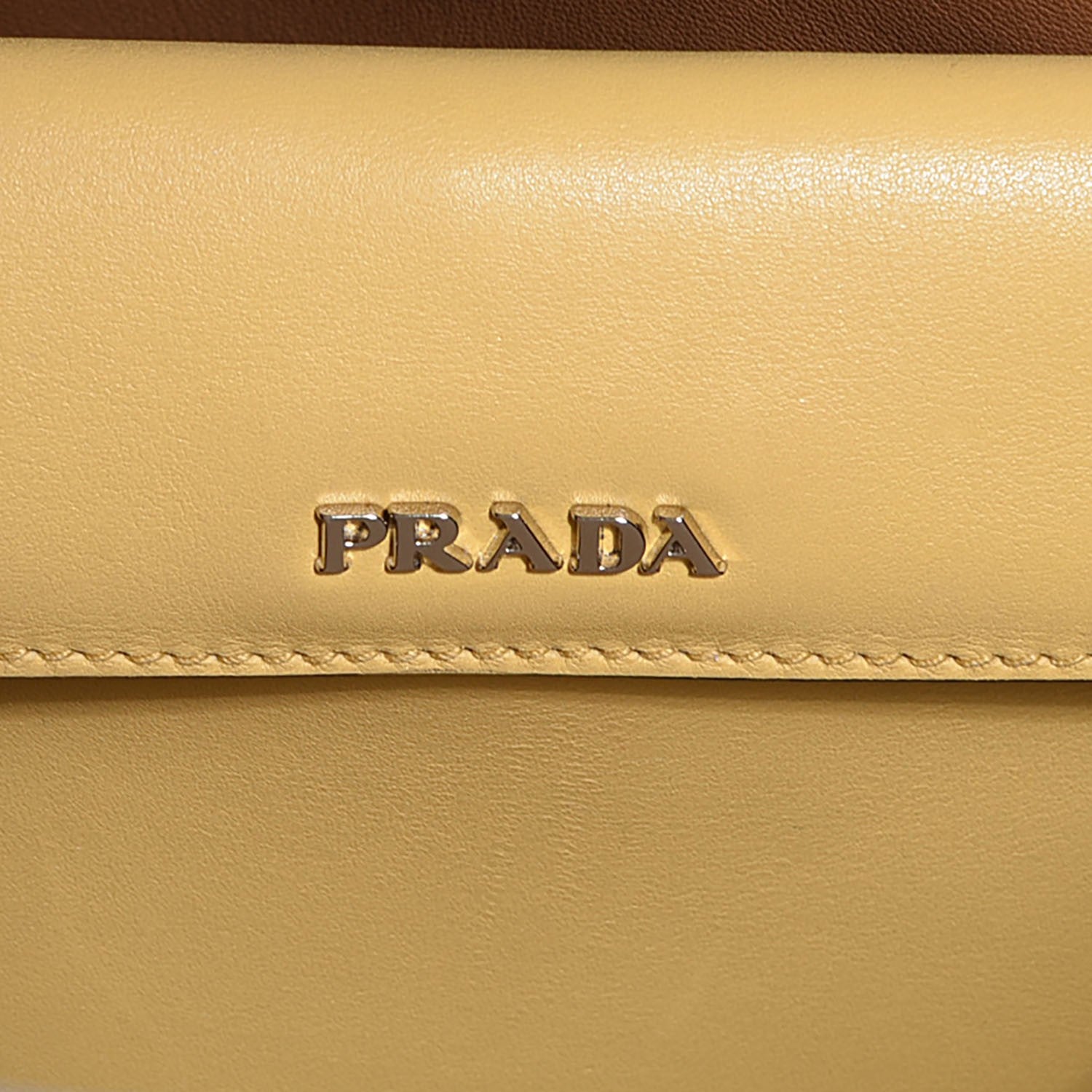 Prada Soft Calf Double Bag Ginestra 7 of 10