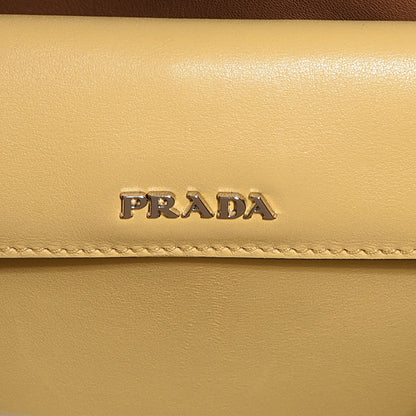 Prada Soft Calf Double Bag Ginestra 7 of 10