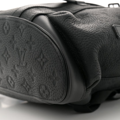 Louis Vuitton Taurillon Monogram Christopher MM Backpack Black 9 of 11