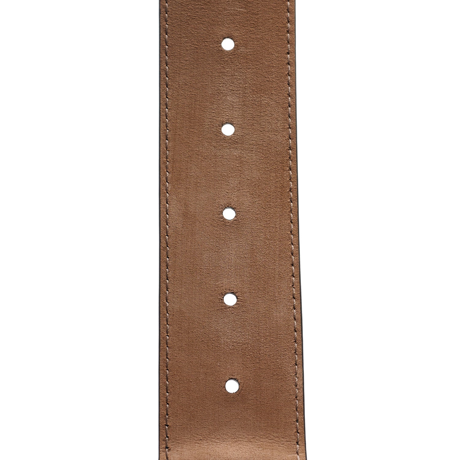 Gucci Nylon Textured Dollar Calfskin Double G Web 40mm Belt 90 36 Green Red Dark Cocoa 4 of 5