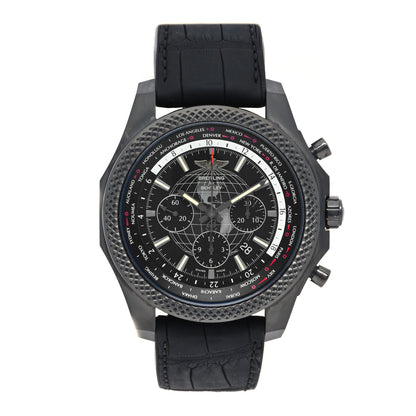 Breitling Stainless Steel Rubber 49mm Bentley B05 Unitime Chronograph Automatic Watch Black MB0521 1 of 5